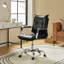  Chaise de bureau pivotante en similicuir de 22,2 po avec dossier capitonné Lundgren-1954259966