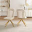 Ensemble de 2 chaises de salle à manger rembourrées-1267430912