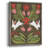 Folk Flower and Rabbit I Framed Print - Solid Wood-1104061227