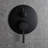 Modern 9.84" Round Wall Mounted Complete Shower System With Anti-Scald Pressure Balance Valve-128972436