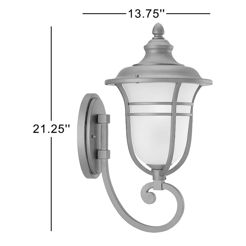 Lanterne murale d’extérieur 1 ampoule Berryhill, Noir mat