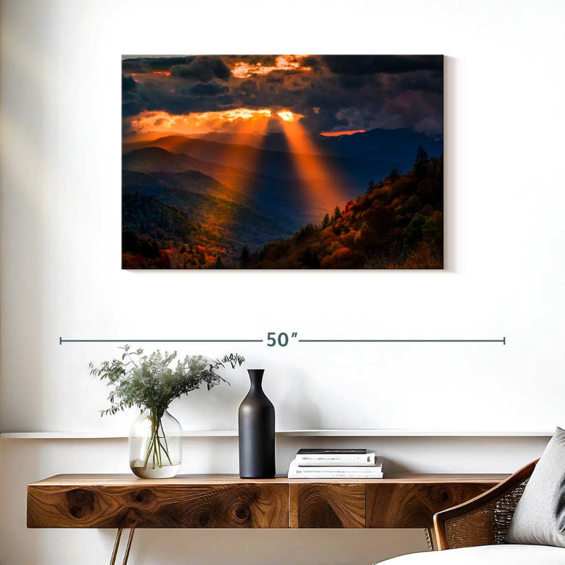 Alvord Sunrise At Smoky Mountain, 24'' H x 36'' W