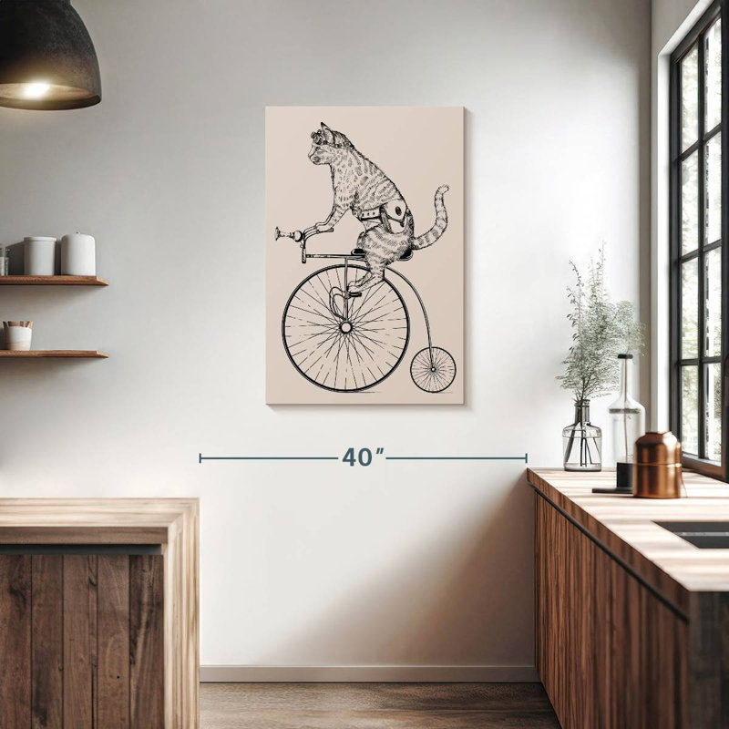 Mehar Steampunk Cat, 36" H x 24" W