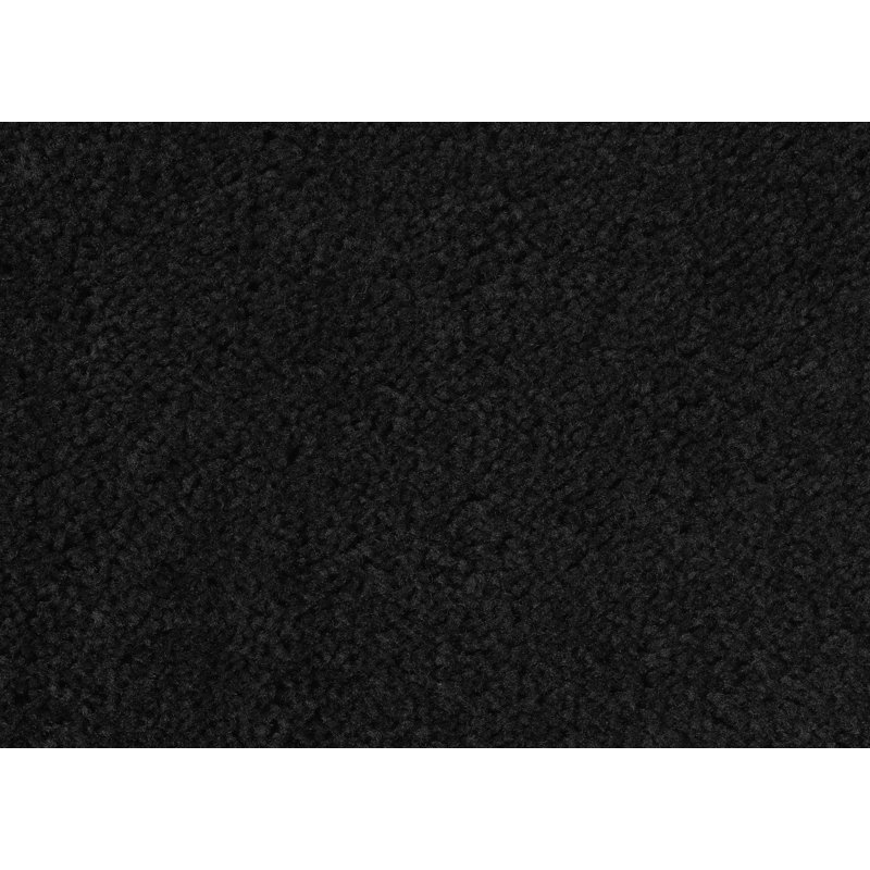 Mccluney Ultra Soft Traditional Nylon 5 Piece Bath Rug Set with Non-Slip Backing, Black