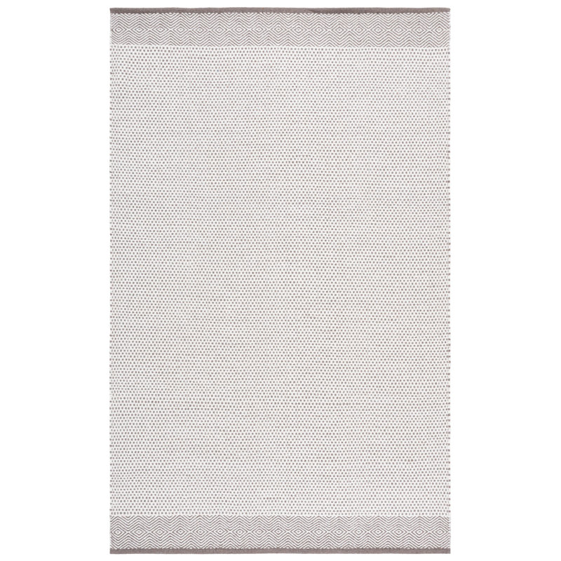 Kilim 855 Hand Woven 60% Cotton; 40% Wool Geometric Shapes Rug, Rectangle 4' x 6'