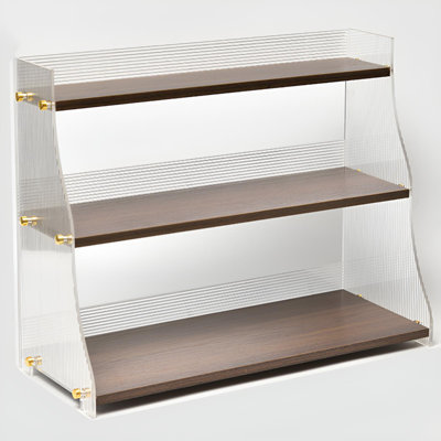 Simple Trapezoidal Cup Holder Open Cup Storage Rack | Stable Home Coffee Cup Display Cabinet