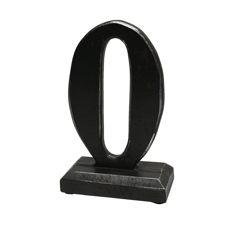 Sculpture typographique sur base, 0