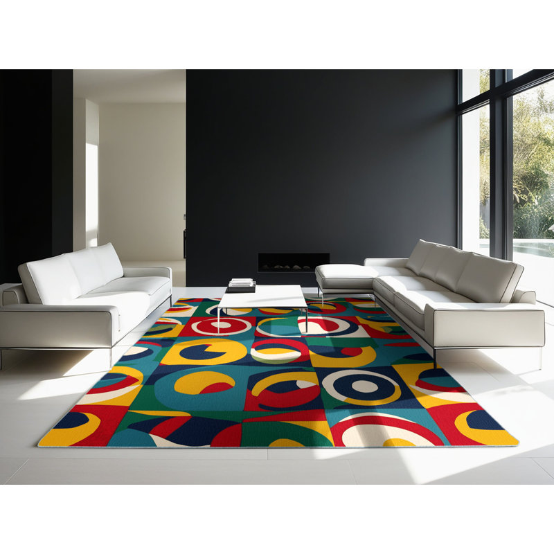 Bouncy Dash Rug, Round 3'
