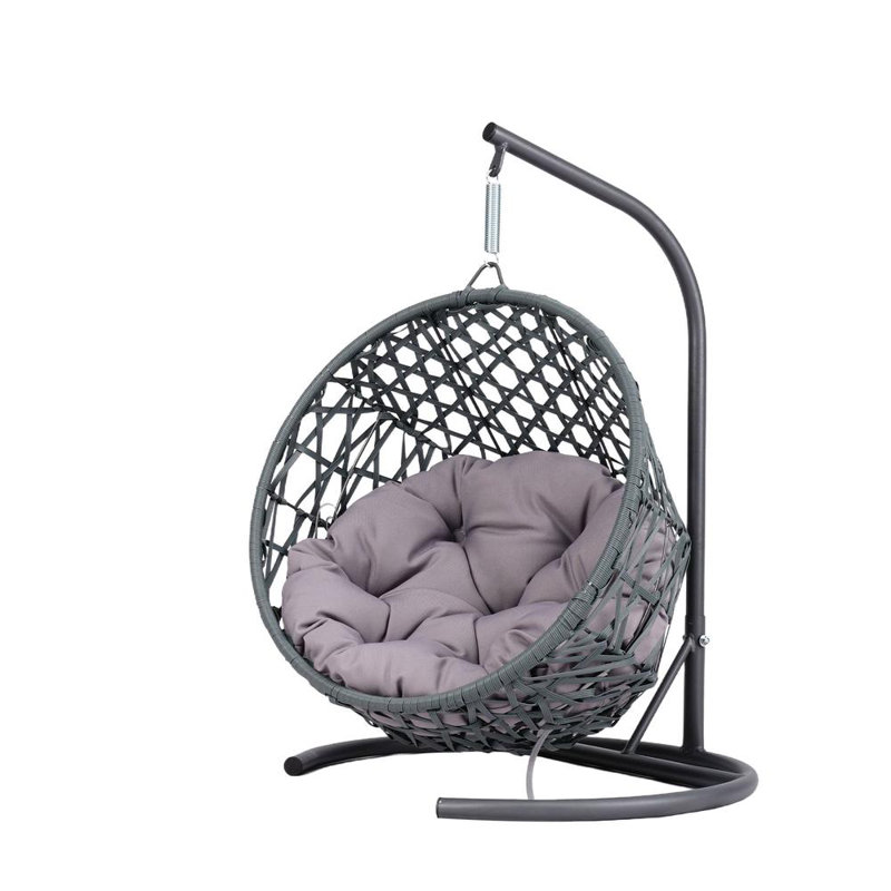 Lit-chat avec support et coussin, Gris