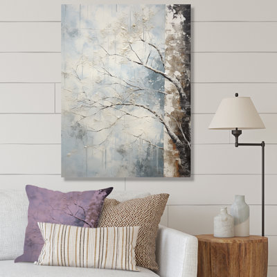 Simple Winter Landscape, reproduction d'art sur toile