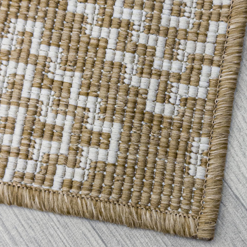 Runner Geometric Shapes Flatweave Area Rug, Runner 60 x 150 cm