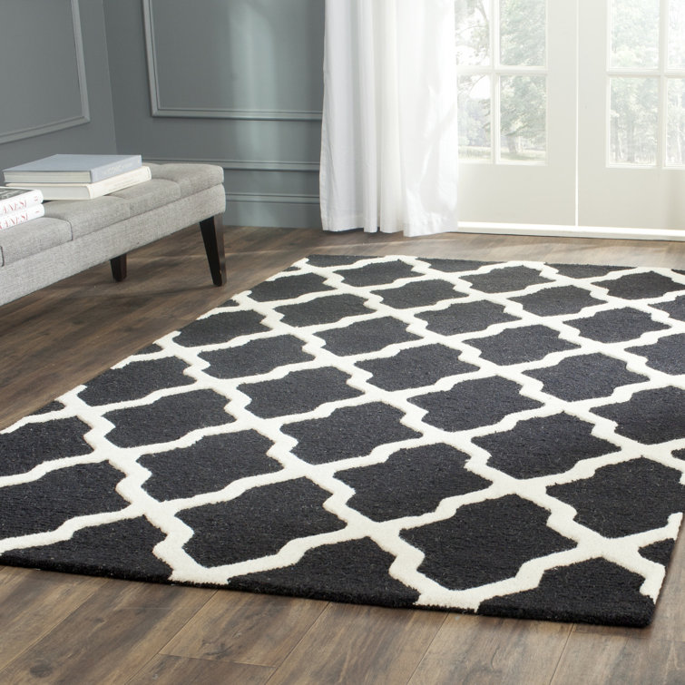 Darbonne Geometric Wool Hand Woven Area Rug