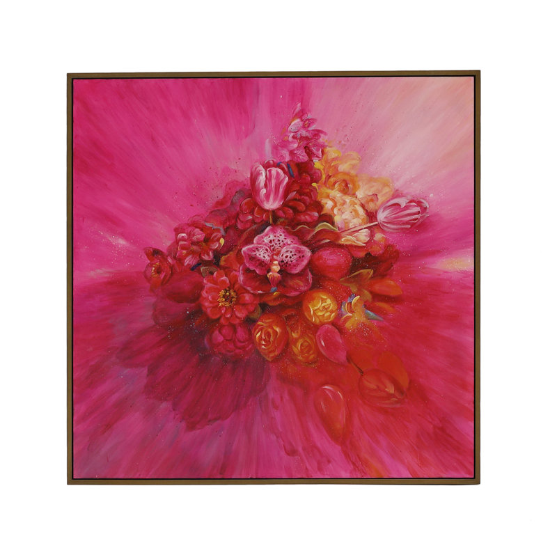 ORCHID POWER WALL ART, 39.6" H x 39.6" W