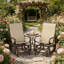 Ensemble de 2 chaises longues confortables