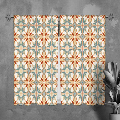 Paire de rideaux obscurcissant en polyester Joncarlos