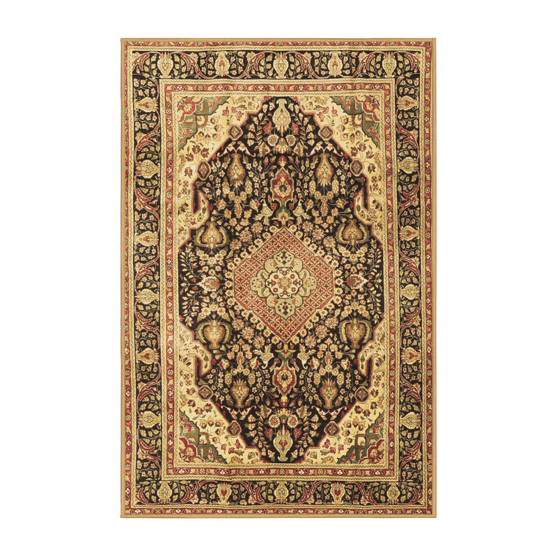 Loel Performance Oriental Indoor Rug, Rectangle 8' x 12'