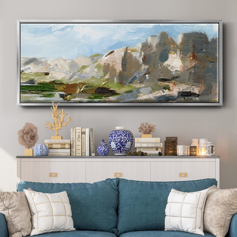 Western Cliff II - toile encadrée