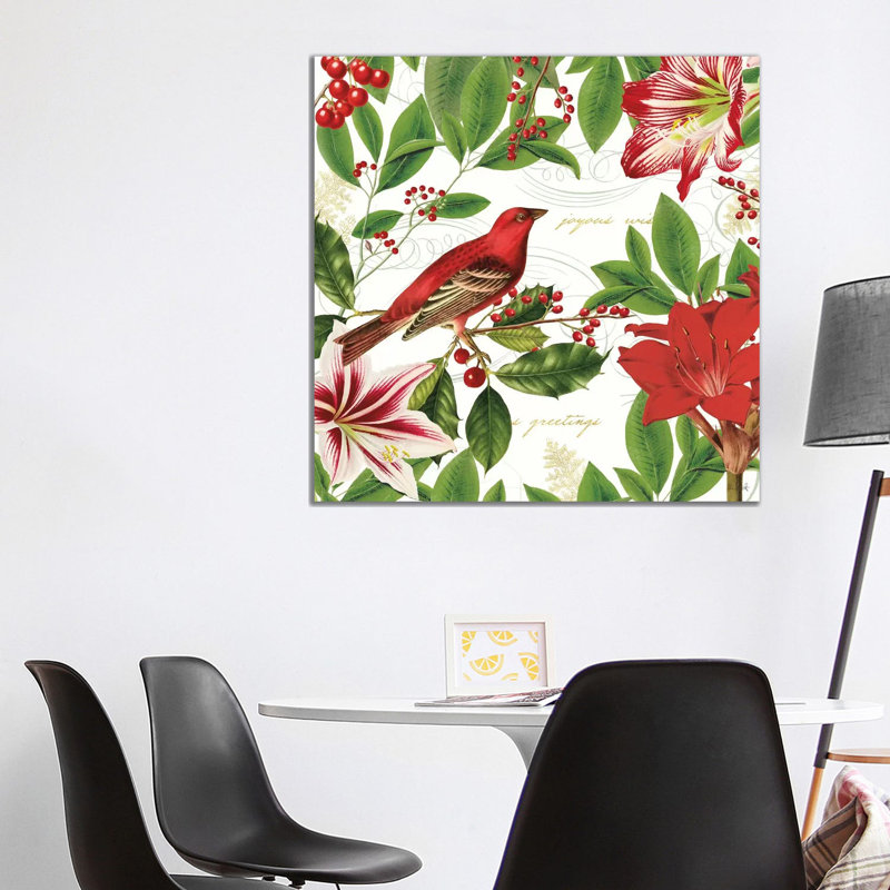 Christmas Garden Iv by Katie Pertiet - Wrapped Canvas Gallery-Wrapped Canvas Giclée, 93.98 cm H x 93.98 cm W x 1.91 cm D