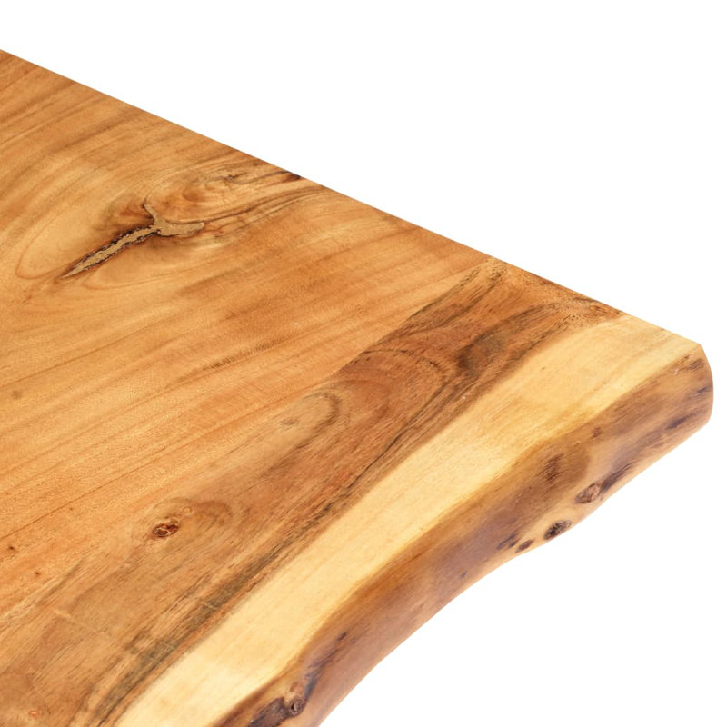 Bathroom Vanity Top Solid Acacia Wood 140x52x3.8 cm