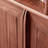 Pure solid wood black walnut bookcase