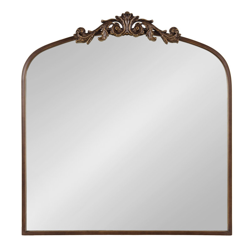 Anglo Metal Flat Mirror, Bronze, 30" x 28"