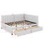 Full-Size Upholstered Daybed With Two Spacious Built-In Storage Drawers-810075323