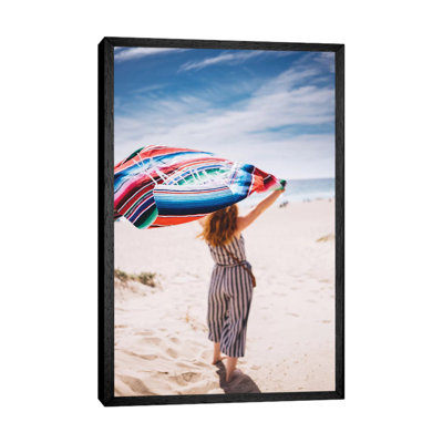 Malibu Beach Blanket 1 Piece Wall Art on Canvas