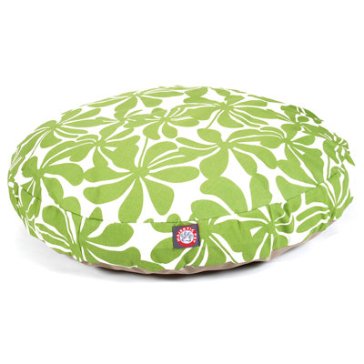 Round Floral Pet Bed