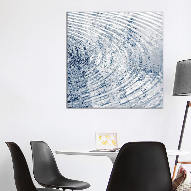 Ripples Indigo II by Maggie Olsen - Wrapped Canvas Print, 93.98 cm H x 93.98 cm W x 1.91 cm D