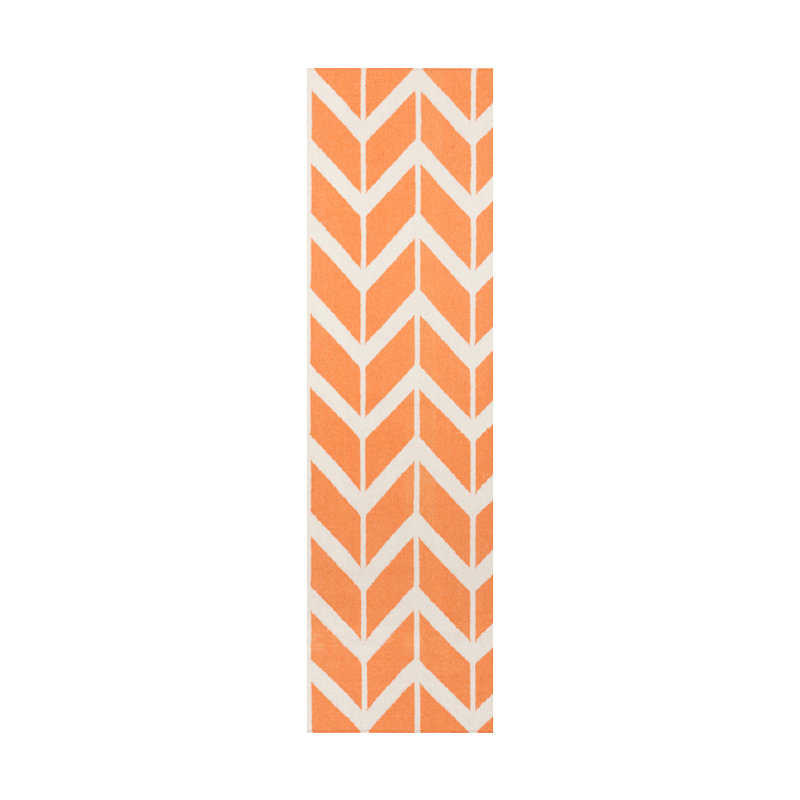 Larksville Wool Chevron Indoor Rug, Runner 2'6" x 8'