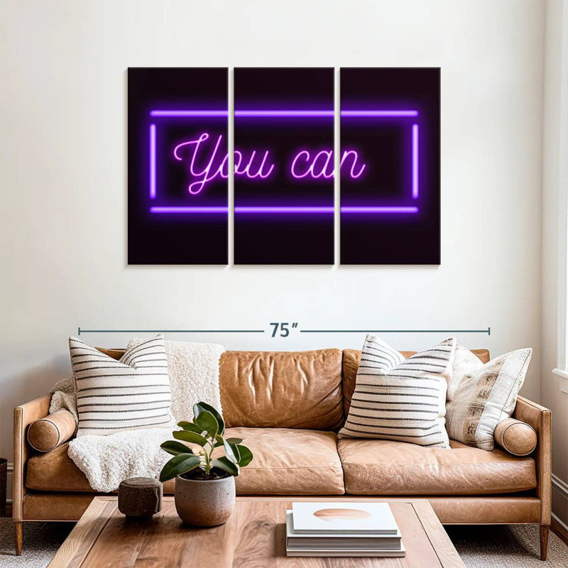 Tergel You Can Neon Sign, 36" H x 57" W