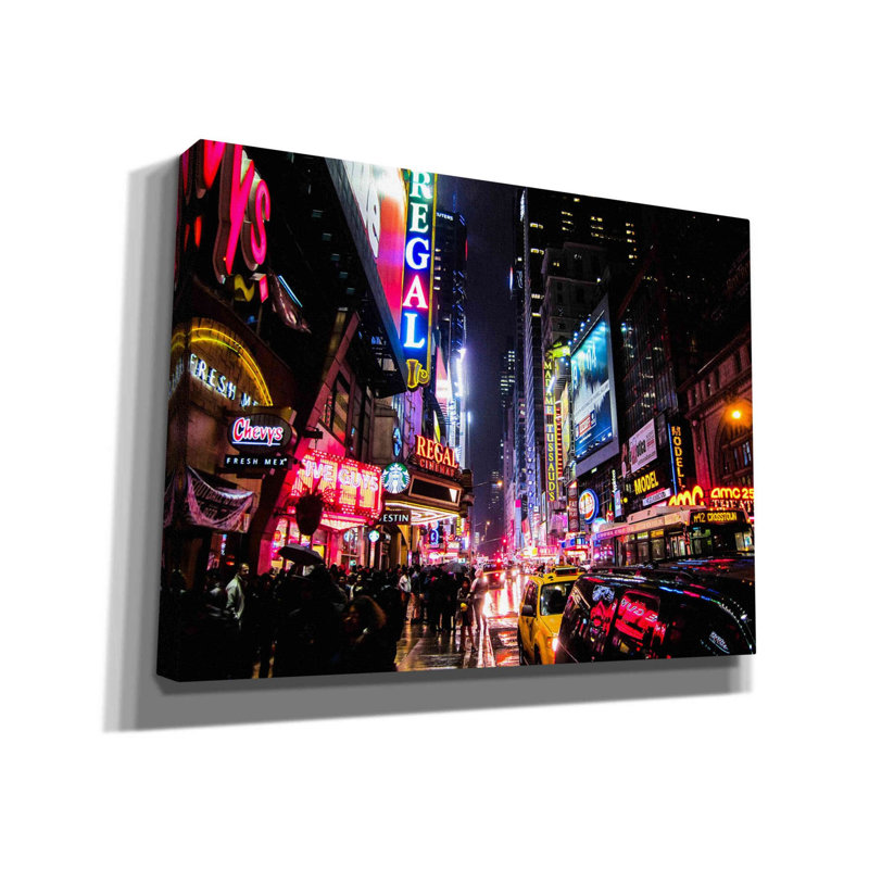 «Cortesi Home» par Neon New York City par Nicklas Gustafsson, art mural sur toile