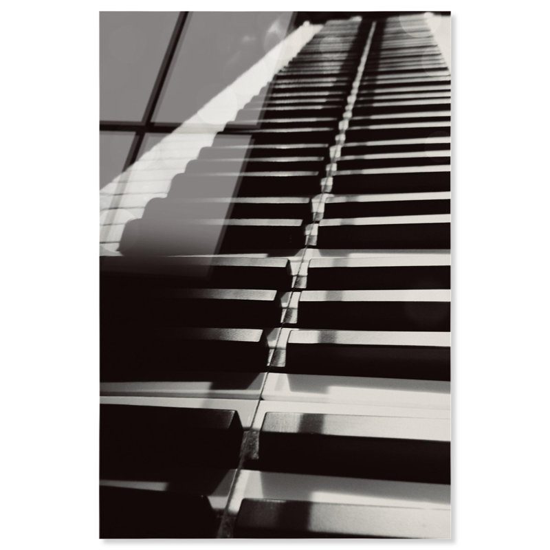 Reproduction de piano agrandie, reproduction d'art sur toile par Notoriart, prêt à accrocher, 10 x 15, H 15 po x l 10 po