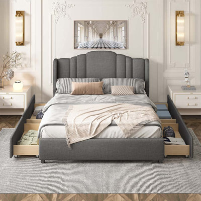 Yavonne Upholstered Storage Bed