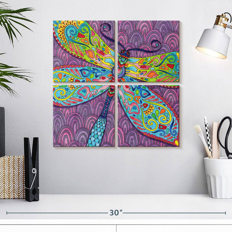 Brampt Winged Things, couleur I, H 18 po x l 18 po