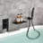1 Handle Wall Waterfall Faucet with Diverter-69399914