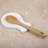 Grau Natural Marble Spoon Rest Handcrafted Utensil Holder for Kitchen Countertop Elegant and Durable
