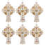 Bejeweled Cross Ornament, 6 Inches