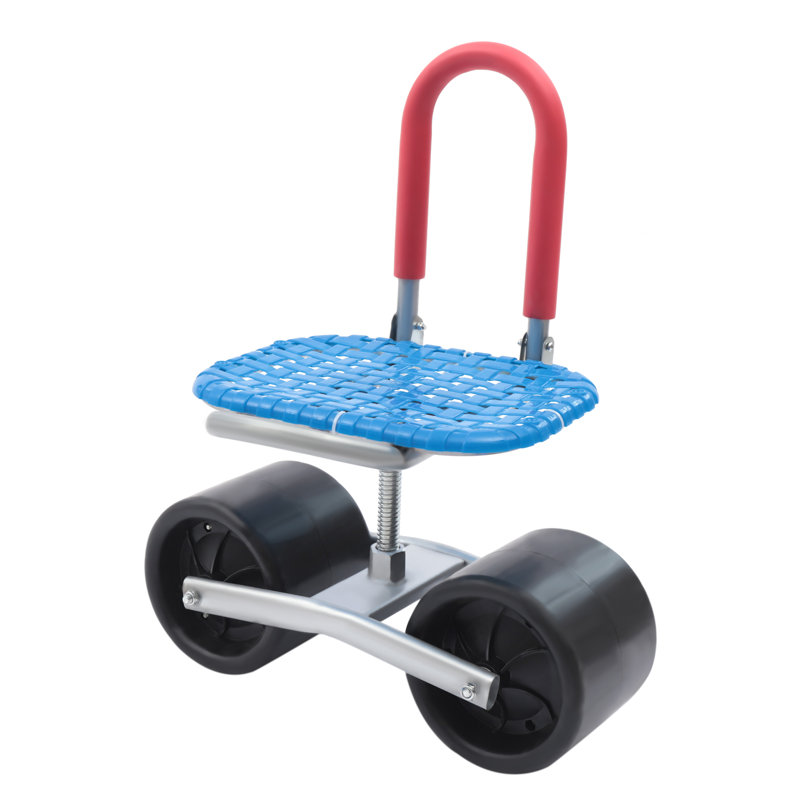 Tabouret roulant de jardin