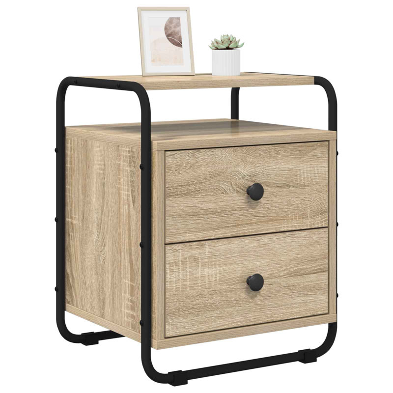 40 cm W Bedside Table, Sonoma Oak