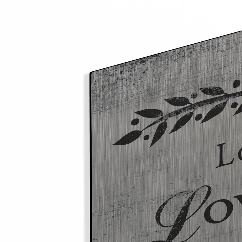 «Love Is patient» par Linda Spivey, H 24 po x l 48 po