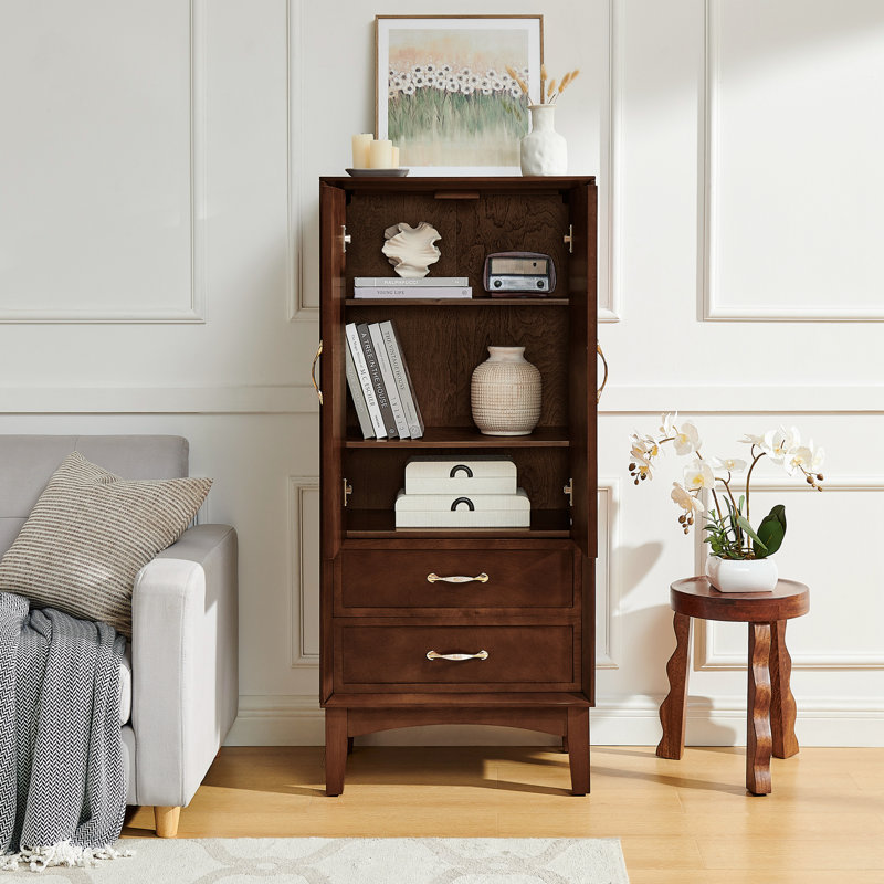 53.5" Tall Kitchen Pantry Storage Cabinet