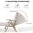 Cllgone 45" Long Reclining Steamer-539093950