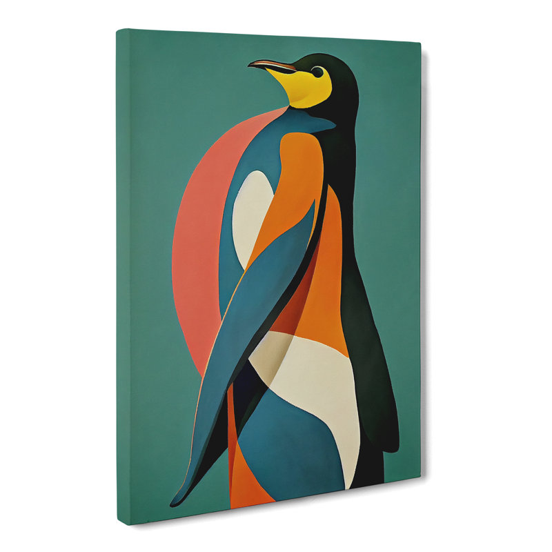 CAN-V0523-1800X Penguin Contemporary Vol.1 - Wrapped Canvas Print, 60cm H x 40cm W