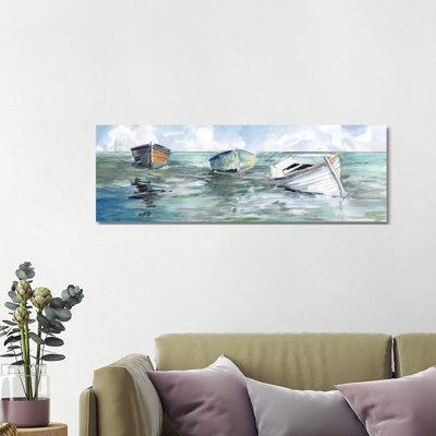 Caught At Low Tide I - Gallery-Wrapped Canvas Giclée