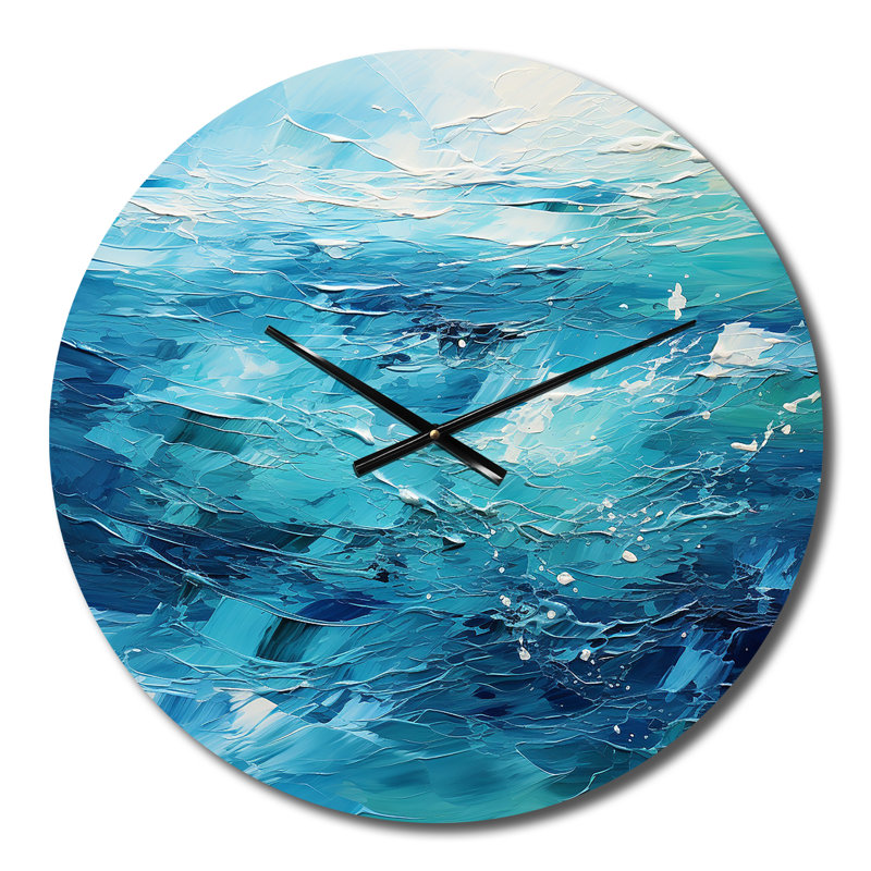 Coito - Abstract Landscape Wall Clock, Small
