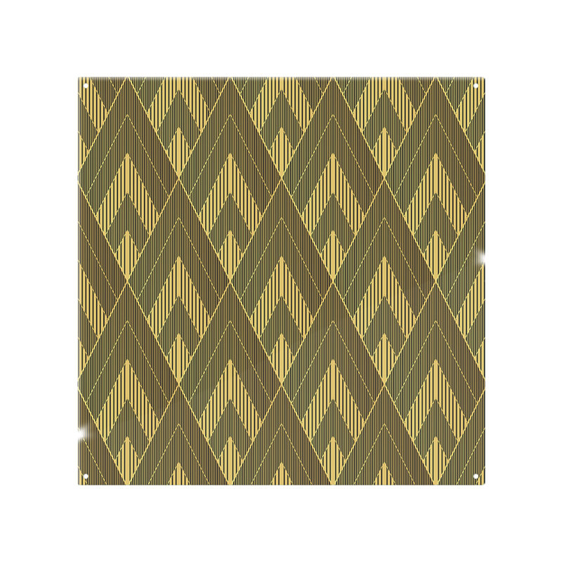 Striped Triangles Splash Back, 80cm L x 60cm W