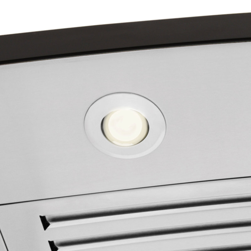 30" KN 400 CFM Convertible Wall Mount Range Hood in Brushed Stainless Steel