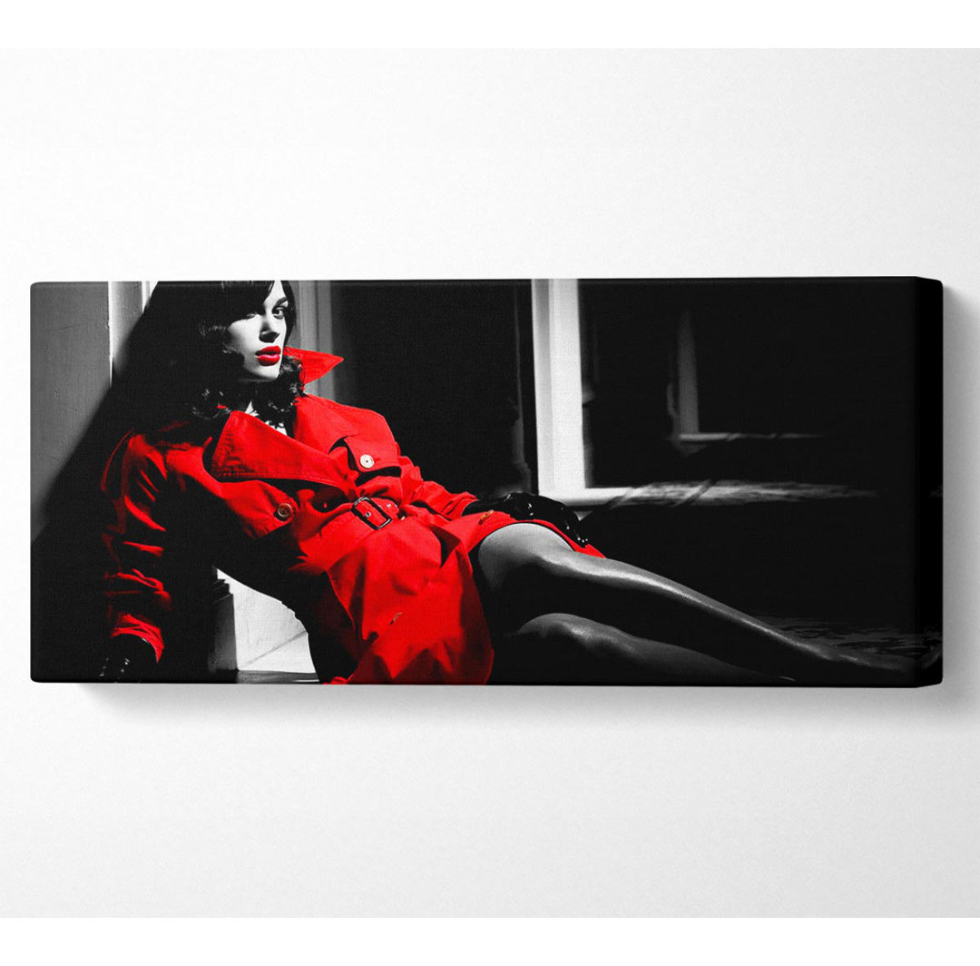 Kiera Knightley Red - Kunstdrucke auf Leinwand - Wrapped Canvas