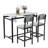 3 Pieces Dining Table Sets, With Fixed Table